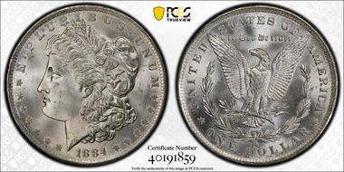 1884-O $1 MS66+