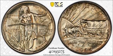 1939-S 50C Oregon MS67