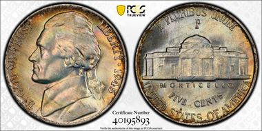 1945-P 5C DDR FS-801 MS67+