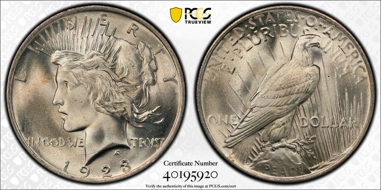 Cert 40195920 - Coin Image