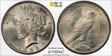 1935 $1 MS67