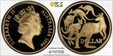 1994 $1 PR69DCAM