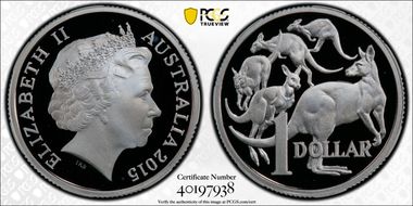 2015 $1 Silver PR69DCAM