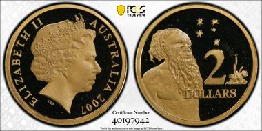 2007 $2 PR69DCAM