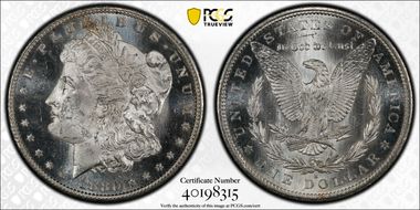 1880-S $1 MS64PL