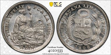 1908/7-FG 1/2 Din KM-206.2 MS63