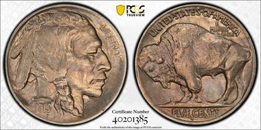 1913-S 5C Type 2 AU55