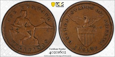 1918-S 1C Allen-2.16a, FS-501 Large S XF40BN