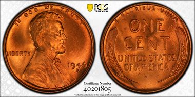 1946-D 1C MS67RD