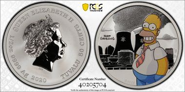 2020-P 50C Homer Simpson MS70