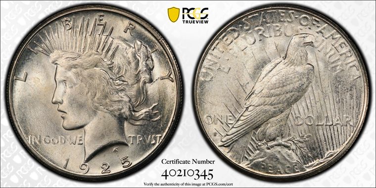 Cert 40210345 - Coin Image