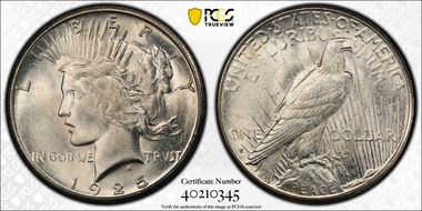 1925-S $1 MS64+