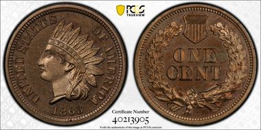 1863 1C PR64