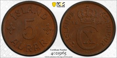1926-HCN GJ 5 A MS65BN