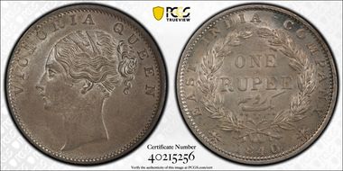 1840.(B) Rupee SW-2.23 MS63