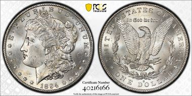 1894-S $1 MS64