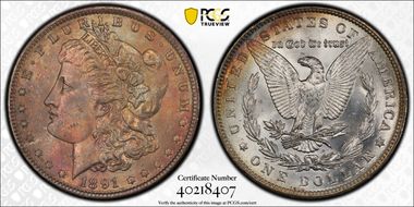 1891 $1 MS63
