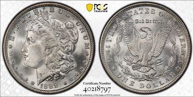 1888 $1 MS66+