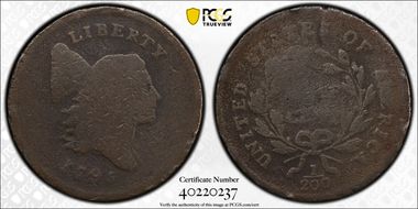 1795 1/2C Lettered Edge AG3BN