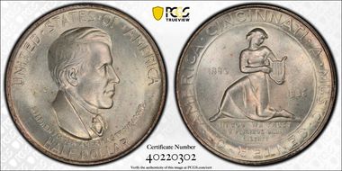 1936 50C Cincinnati MS67