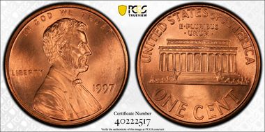 1997 1C MS67RD
