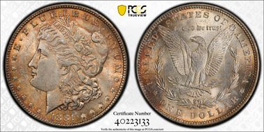 1881 $1 MS63