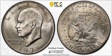 1971 $1 MS65