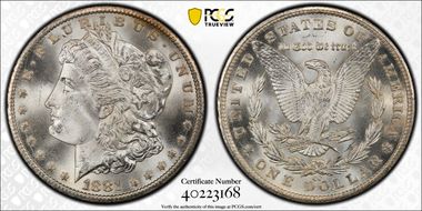 1881-CC $1 MS66+