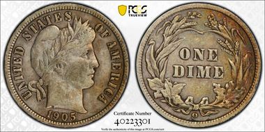 1905-O 10C Micro O VF30