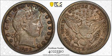 1903-S 25C XF45