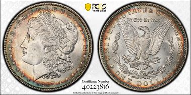 1887/6 $1 MS64