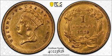 1873 G$1 Open 3 N1