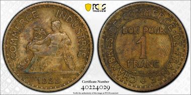 1922 1 Fr Gad-468 F-218 XF45