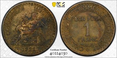 1922 1 Fr Gad-468 F-218 N1