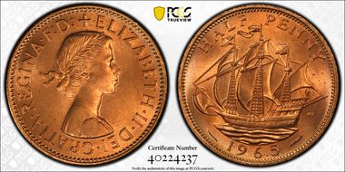 1965 1/2D S-4158 MS66RD