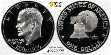 1976-S $1 Silver PR69DCAM