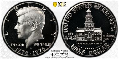 1976-S 50C Silver PR67DCAM