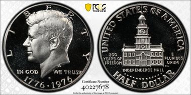 1976-S 50C Silver PR69DCAM