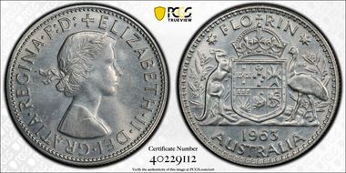 1963(m) Florin PR66+