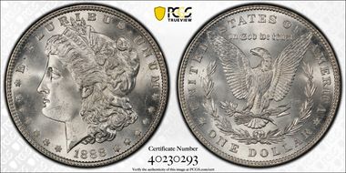 1888 $1 MS66+