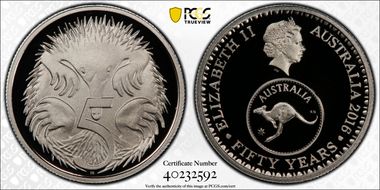 2016 5C 50 Yrs Decimal Currency PR70DCAM