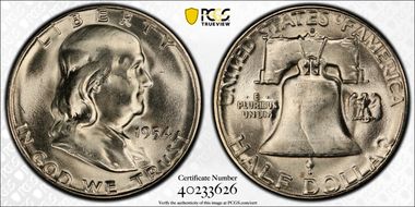 1954-S 50C MS66+ FBL