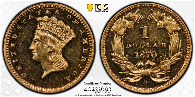 Cert 40233693 - Coin Image