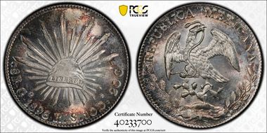 1896-Go RS 8 R Go79 MS65