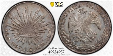 1867-C CE 8 R Cn24 MS63
