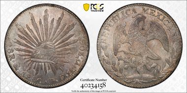 1850-Go PF 8 R Go34 MS63