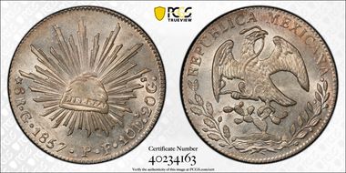 1857/5-Go PF 8 R Go41 MS64