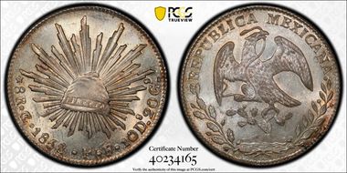 1858-Go PF 8 R Go42 MS64
