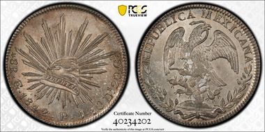 1842-Go PJ 8 R Go24 MS65