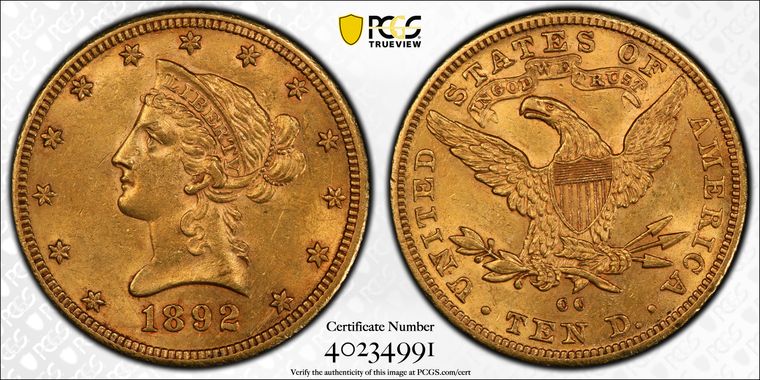 Cert 40234991 - Coin Image